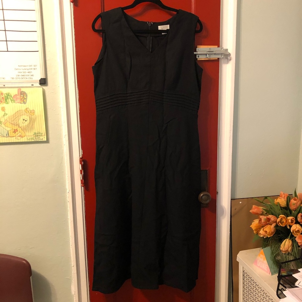 Black dress tea or maxi length size 14